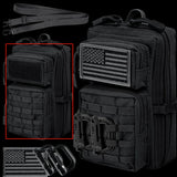 EDC Tactical Crossbody Backpack for Everyday Carry and Outdoor Adventures, No shoulder straps