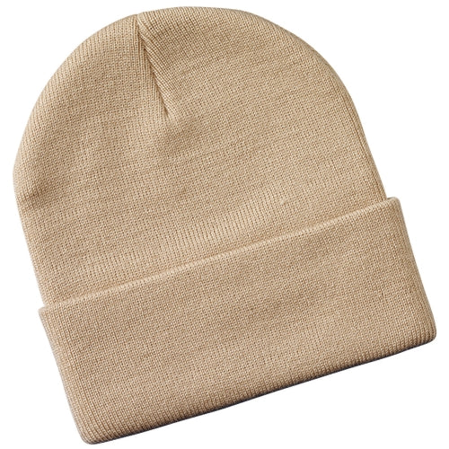Fine Knit Watch Cap in Camel, alternate view 6