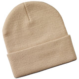 Fine Knit Watch Cap in Camel, alternate view 6