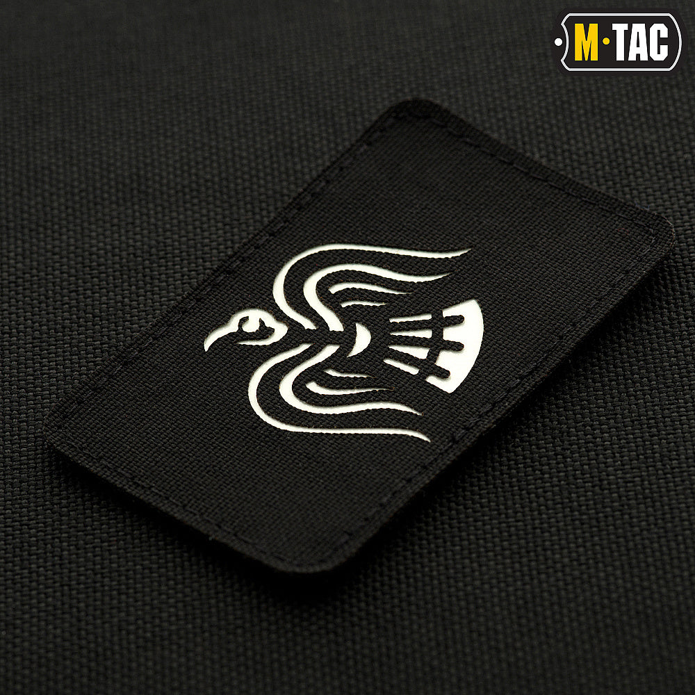 M-Tac Patch Raven Banner Laser Cut in Black/Grey, alternate view 2