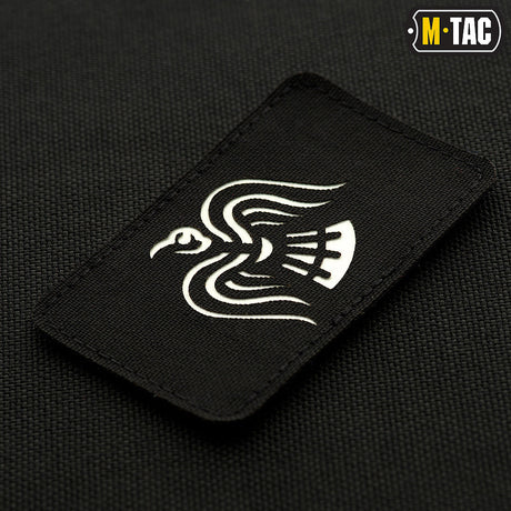 M-Tac Patch Raven Banner Laser Cut in Black/Grey, alternate view 2