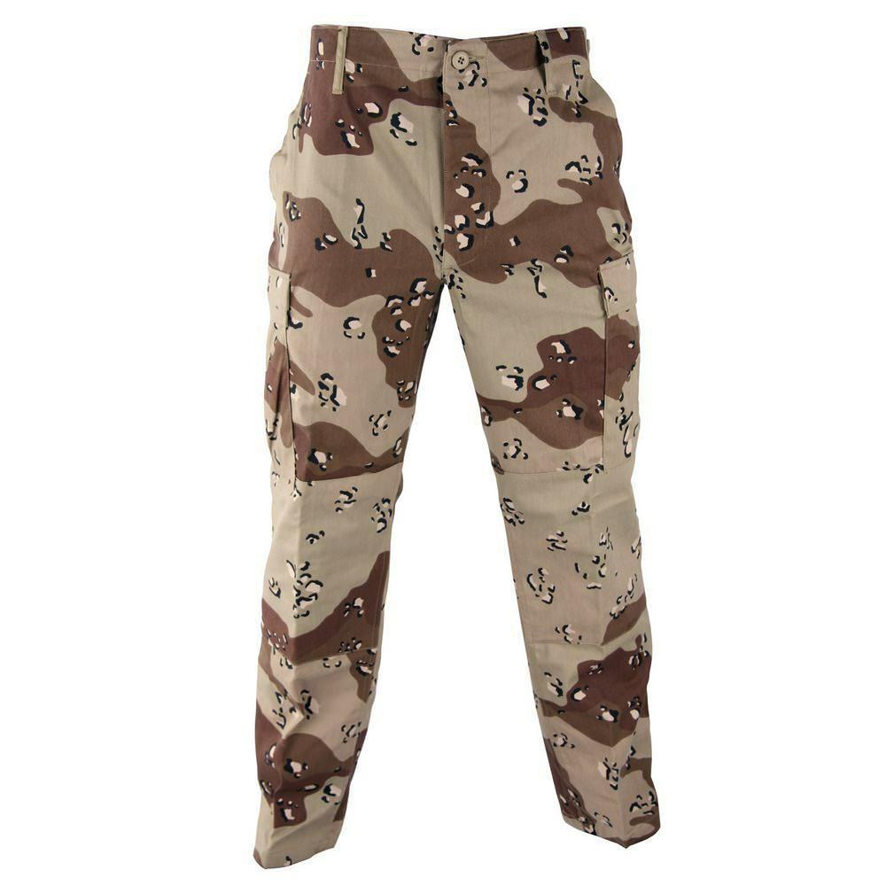 PolyCotton BDU Pants in Woodland Camo, alternate view 2