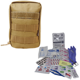 IFAK Pouch w/ 48-Piece First Aid Kit Insert in Coyote, alternate view 2