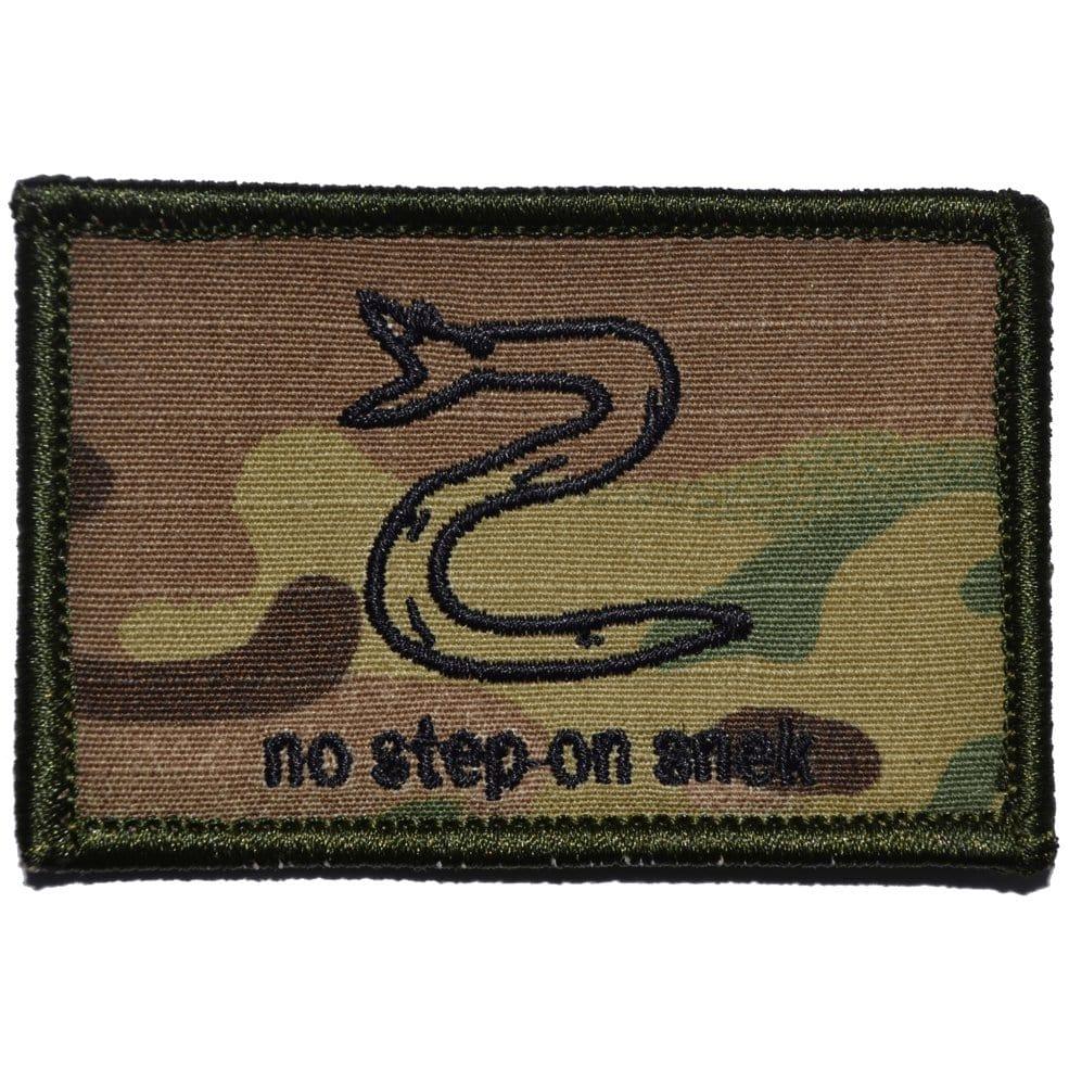 No Step On Snek - 2x3 Patch in Black w/ Red, alternate view 7
