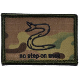 No Step On Snek - 2x3 Patch in Black w/ Red, alternate view 7
