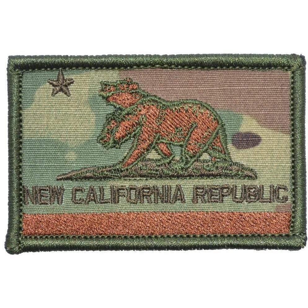 New California Republic NCR State Flag - 2x3 Patch in Coyote Brown, alternate view 3