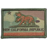 New California Republic NCR State Flag - 2x3 Patch in Coyote Brown, alternate view 3