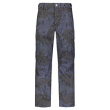 Overdyed Cargo Pants, Size Small in Maroon