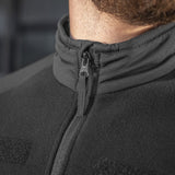 M-Tac Fleece Combat Jacket in Black, alternate view 21