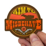 Patch Panel Aim to Misbehave Glow PVC Patch alternate view 2