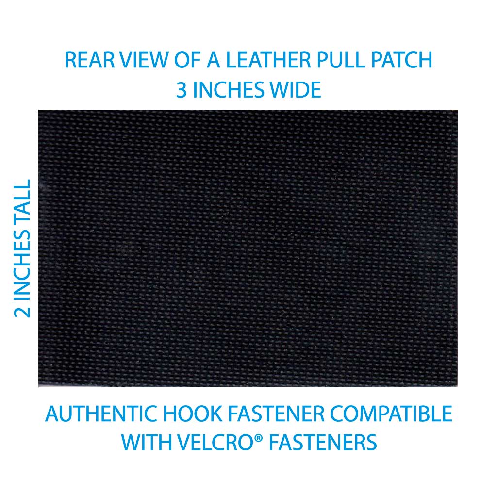 American Flag - Black Leather - Removable Patch, alternate view 4
