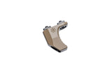 Arisaka Hand Stop M-Lok in Magpul FDE Cerakote, two angled product views