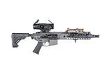 Arisaka Indexer M-Lok in black installed on an MCX-style rifle