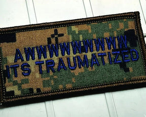 Tactical Gear Junkie It's Traumatized 2x4 Patch