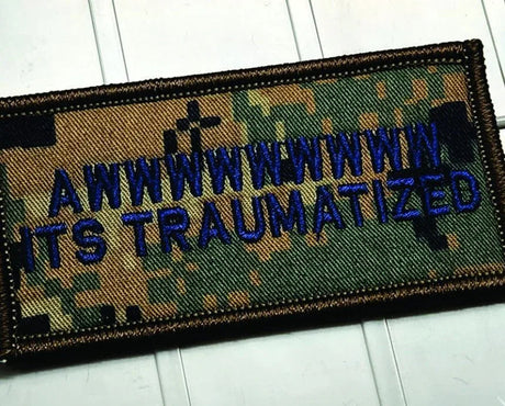 Tactical Gear Junkie It's Traumatized 2x4 Patch