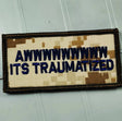 Tactical Gear Junkie It's Traumatized 2x4 Patch - Desert MARPAT/Navy