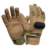 McGuire Gear Full Finger Hard Knuckle Glove in Olive Drab, alternate view 10
