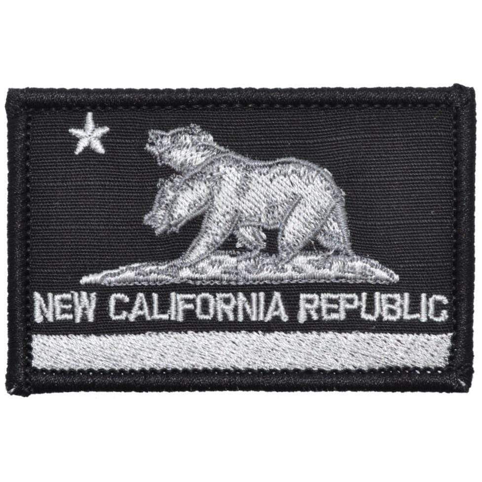 New California Republic NCR State Flag - 2x3 Patch in Black, alternate view 2