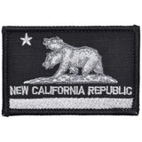 New California Republic NCR State Flag - 2x3 Patch in Black, alternate view 2