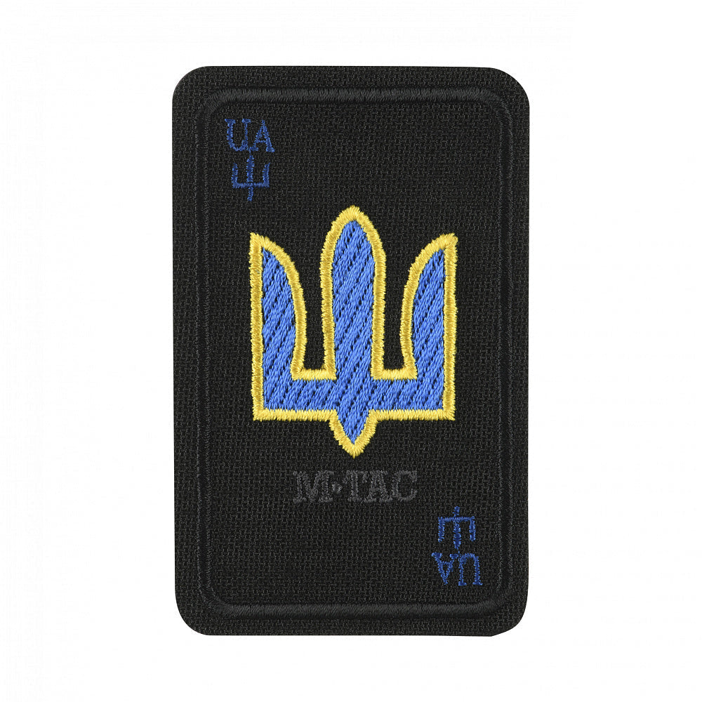 M-Tac Patch Trump Card Embroidery in Black