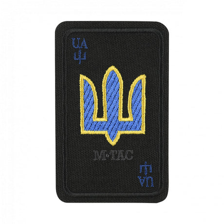 M-Tac Patch Trump Card Embroidery in Black