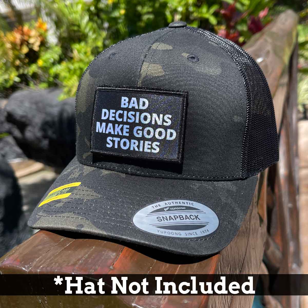 Bad Decisions Make Good Stories - Removable Patch, alternate view 4
