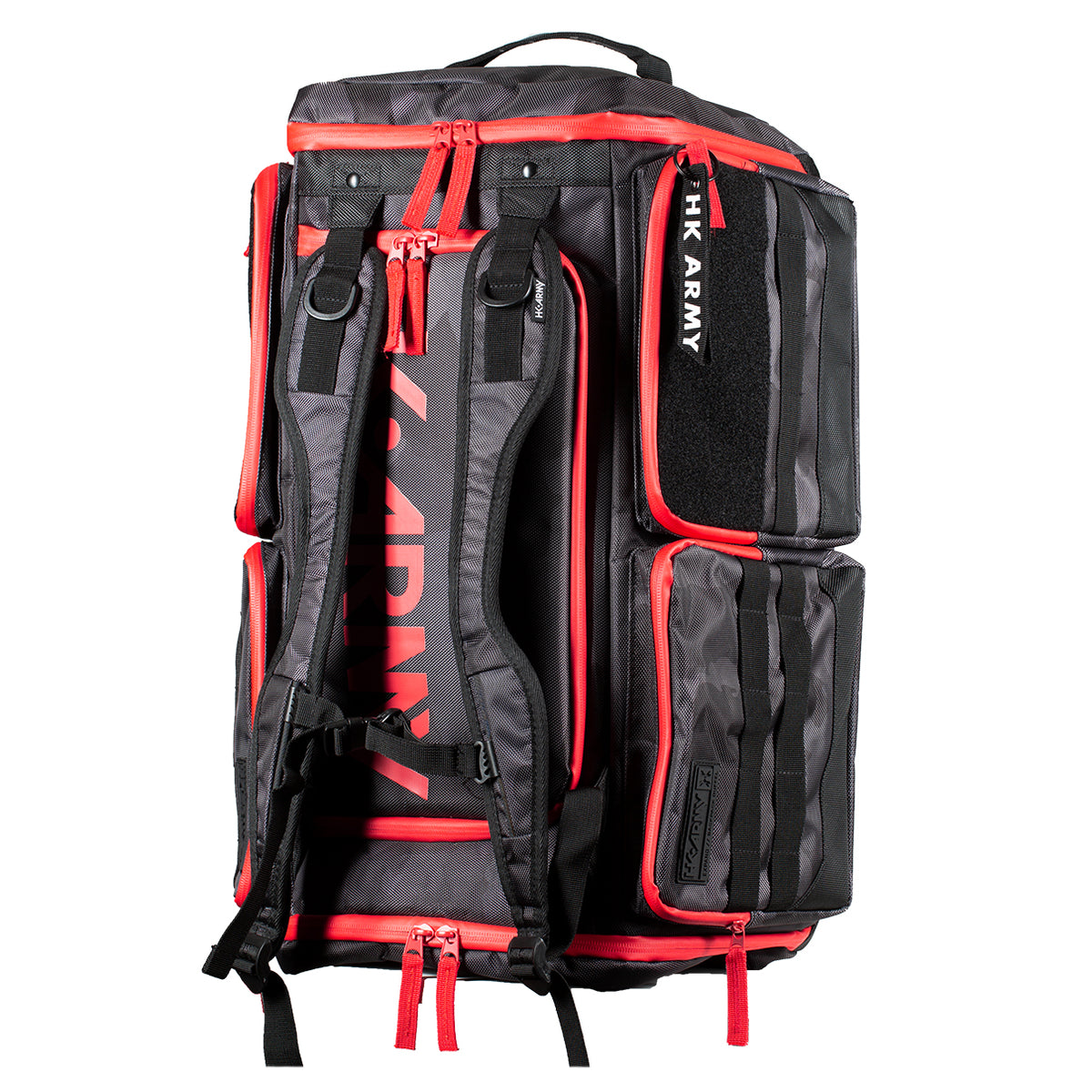 HK Army Expand 35L Paintball Gear Backpack in Shroud Black/Red, alternate view 5