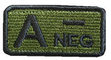 Embroidered Tactical Blood Type Patch Essential Velcro ID for First Responders, No.3, alternate view 11