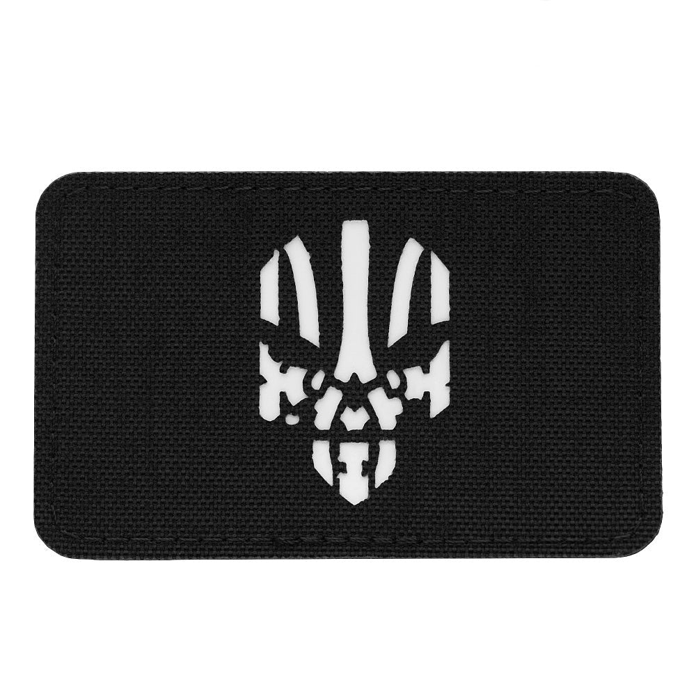 M-Tac Patch Punisher Horizontal Laser Cut in Black/GID