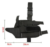 Tactical Drop Leg Holster for Secure and Convenient Firearm Carry in Green, alternate view 2