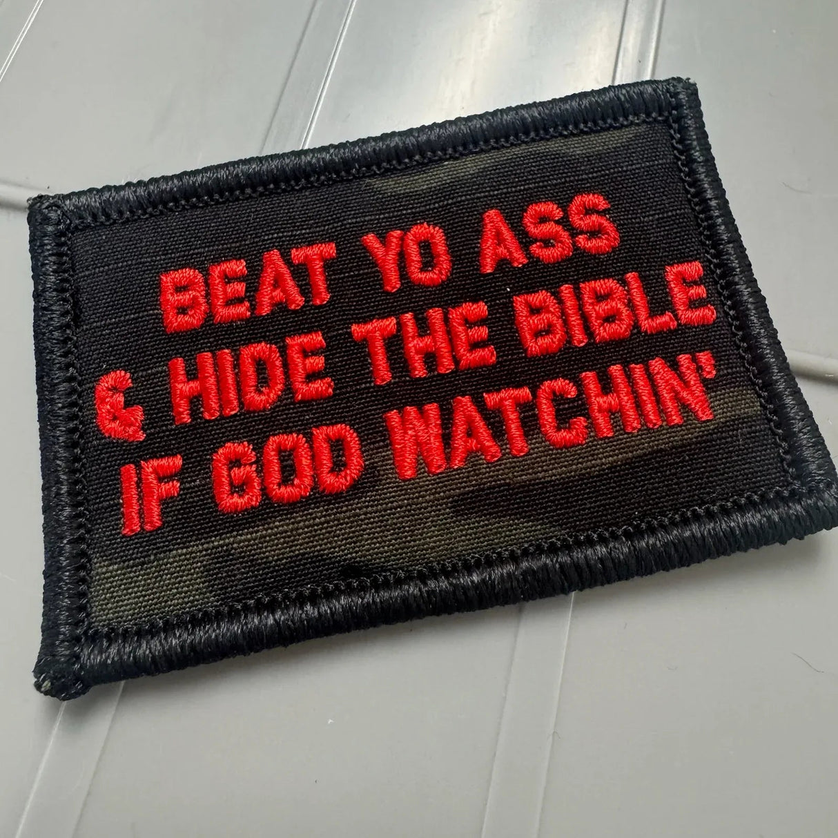 Tactical Gear Junkie Beat Yo Ass 2x3 Patch