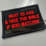 Tactical Gear Junkie Beat Yo Ass 2x3 Patch