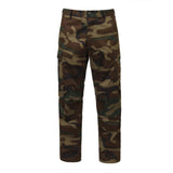 PolyCotton BDU Pants in Woodland Camo