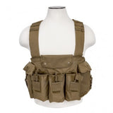 VISM AK Chest Rig with 6 Magazine Capacity in Dessert/Tan, alternate view 3