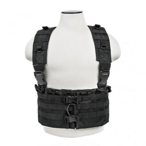 VISM AR Chest Rig with 12 Magazine Capacity in Black