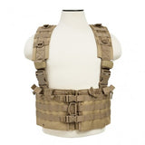 VISM AR Chest Rig with 12 Magazine Capacity in Dessert/Tan, alternate view 3
