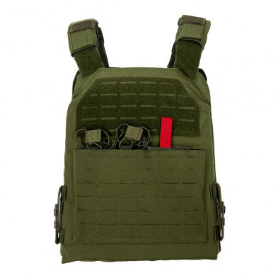 VISM Laser Cut Plate Carrier 2XL+ Large Plate Fit in Olive Drab Green, alternate view 2