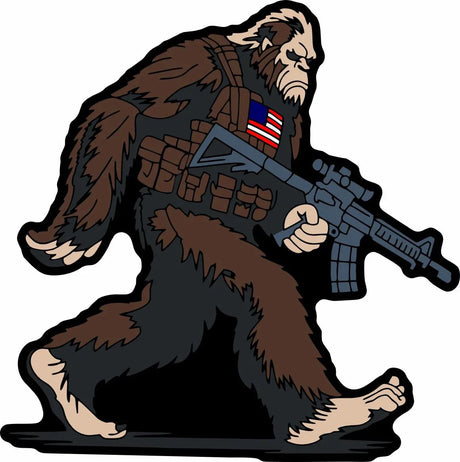 Tactical Gear Junkie Tactical Bigfoot 4 Inch Sticker