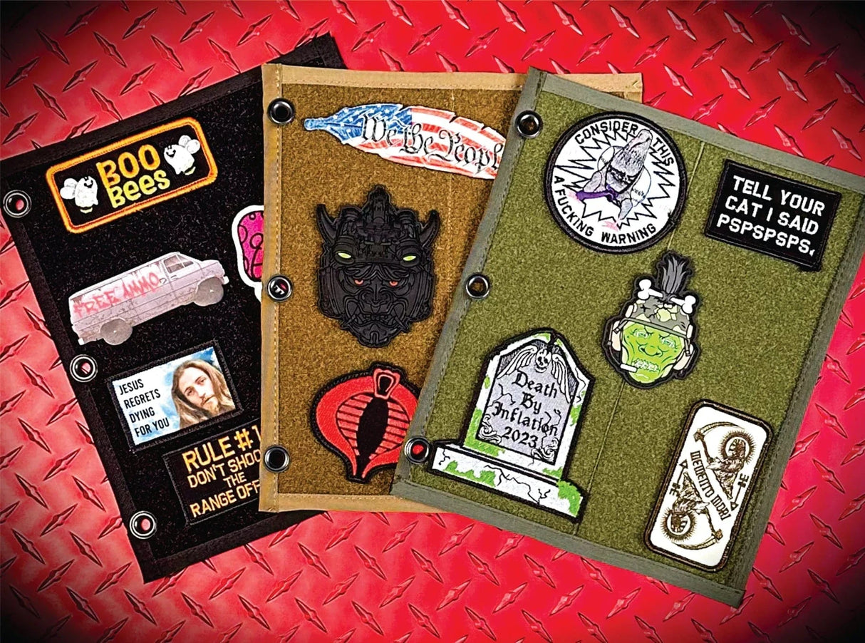 USA Made TGJ Tactical Binder Patch Page: Durable & Premium Quality in Black