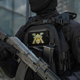 M-Tac Samurai Mask Embroidered Patch, alternate view 2
