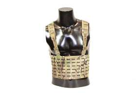 Blue Force Gear RACKminus 12-column chest rig in Multicam, front view