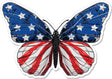 Tactical Gear Junkie American Flag Butterfly 4 Inch Sticker