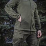 M-Tac Fleece Combat Jacket in Army Olive, alternate view 6
