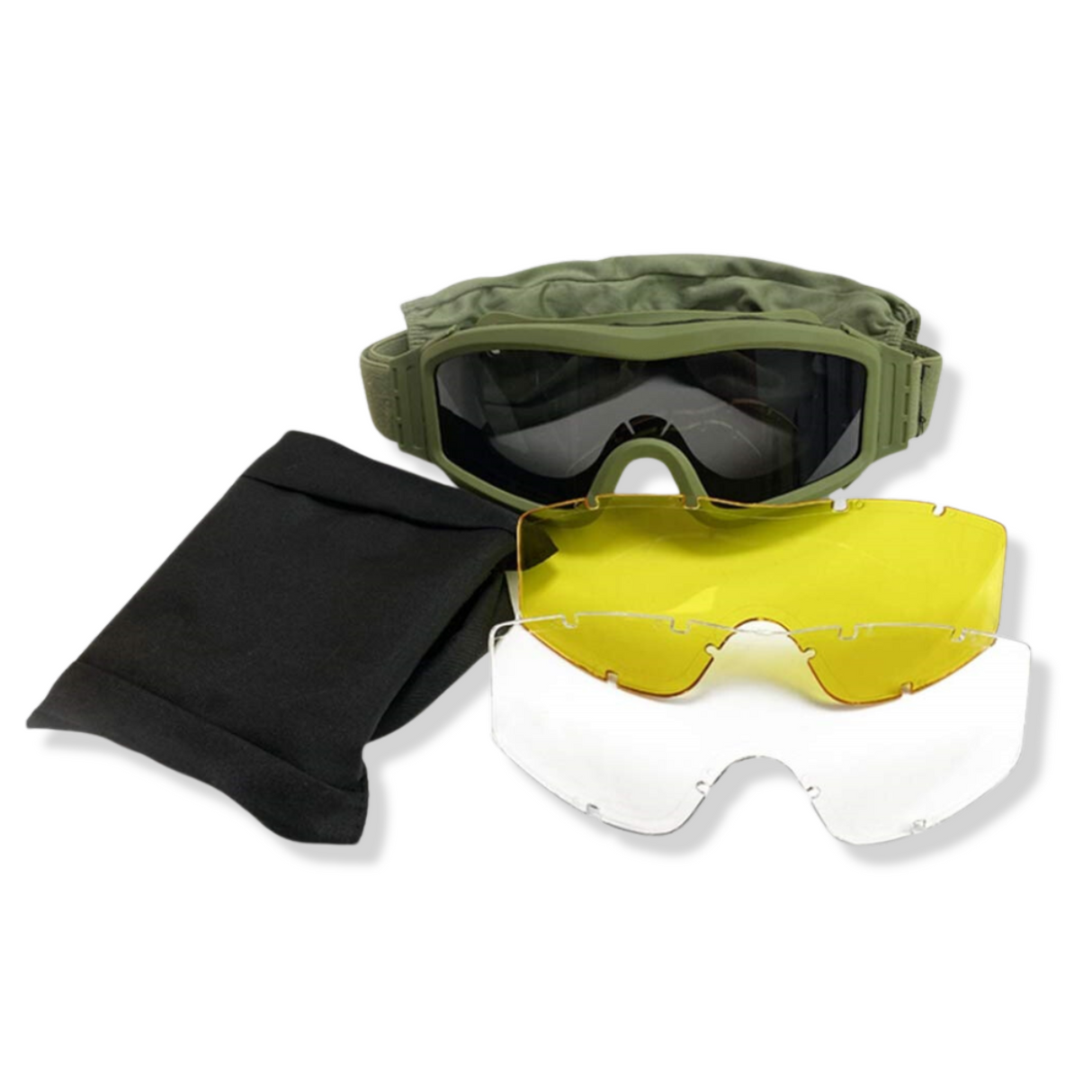 Airsoft Tactical Sun, Dust, & Wind Goggles, alternate view 4
