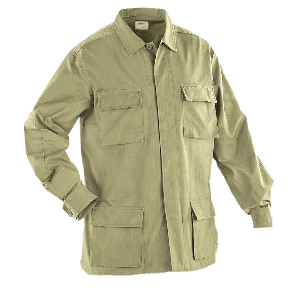 Mil Spec. Ripstop Cotton BDU Shirt in Camo, alternate view 8