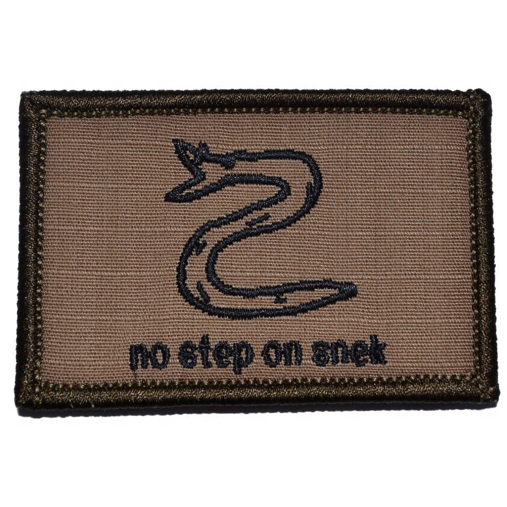 No Step On Snek - 2x3 Patch in Olive Drab, alternate view 5