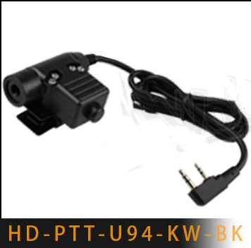 Raven Supply Communication Headset in HD PTT U94 Mt BK, alternate view 4