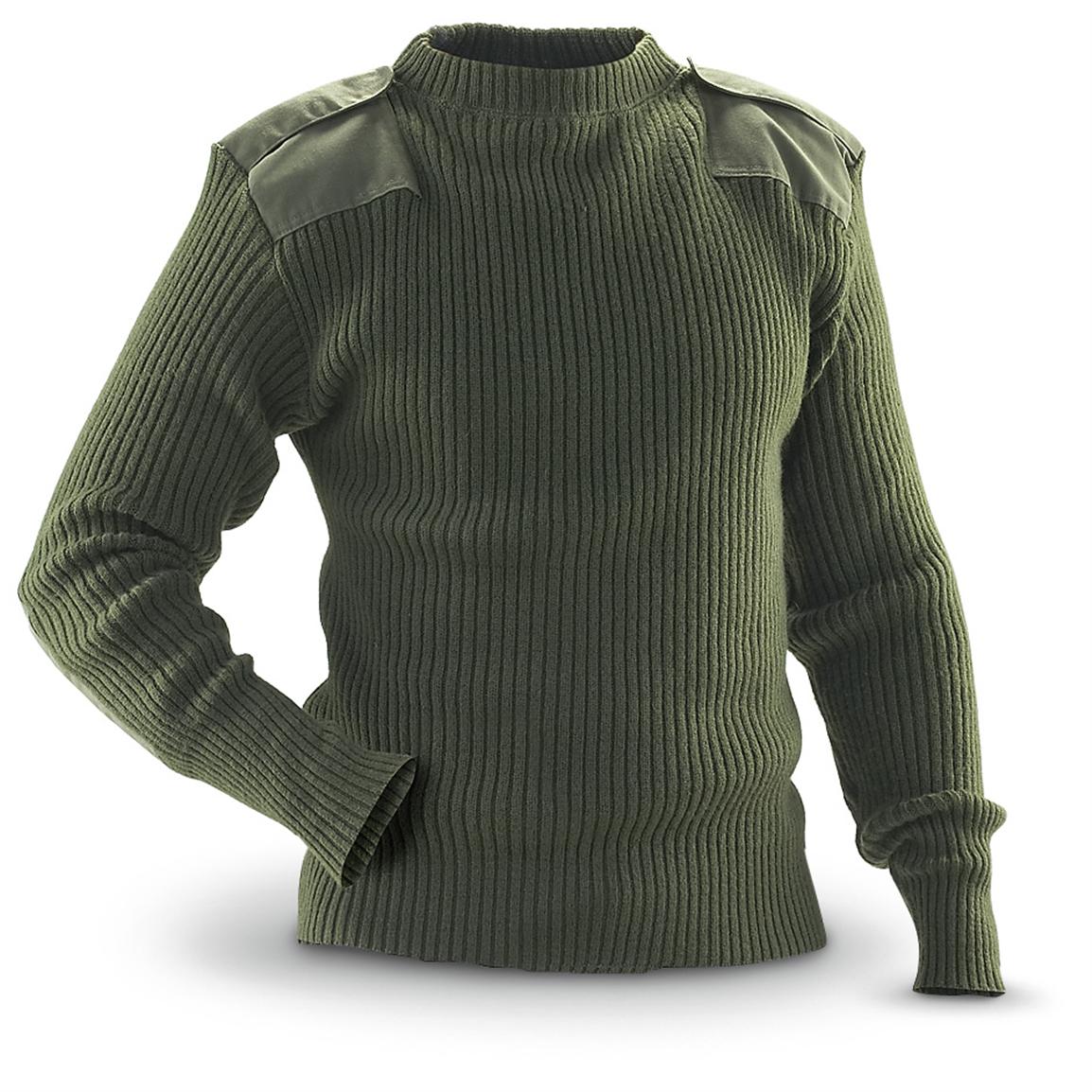 USMC Commando Sweater with Epaulettes, 32