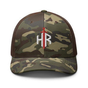 HRTI Camouflage trucker hat – Camo/Black