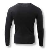 Heavy-Weight Cotton Crew Neck Thermal Top -9 Oz, Large Long, alternate view 2